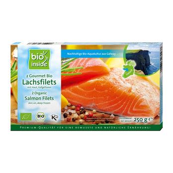 Bio Inside Filets de saumon avec peau bio 250g